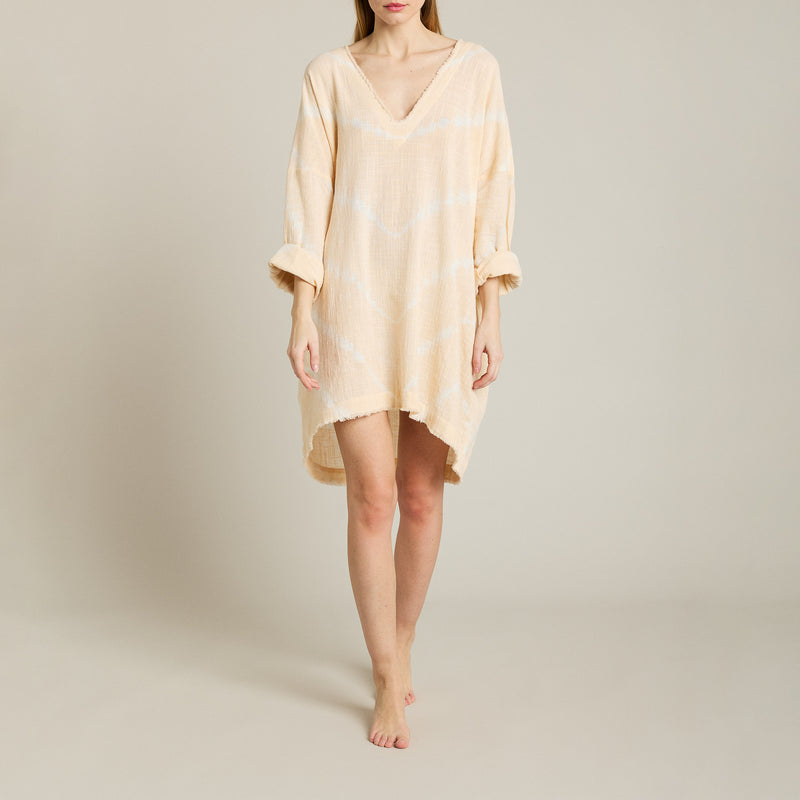 Bonifacio long sleeves tunic tie dye